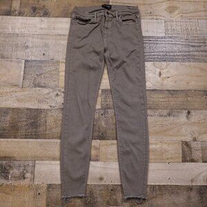 Black Orchid jeans Noah ankle fray women's 27 greenwich village color